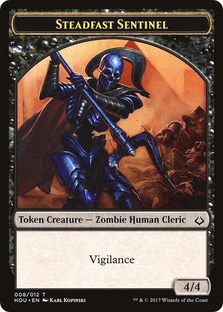 Steadfast Sentinel // Cat Double-Sided Token [Hour of Devastation Tokens]