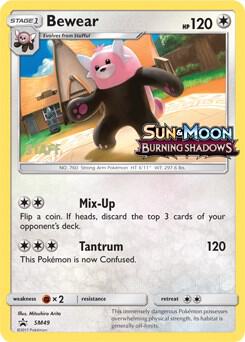Bewear (SM49) (Staff Prerelease Promo) [Sun & Moon: Black Star Promos]