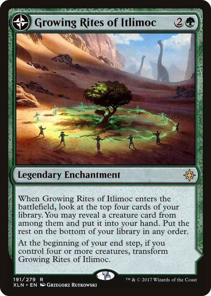 Growing Rites of Itlimoc // Itlimoc, Cradle of the Sun [Ixalan]