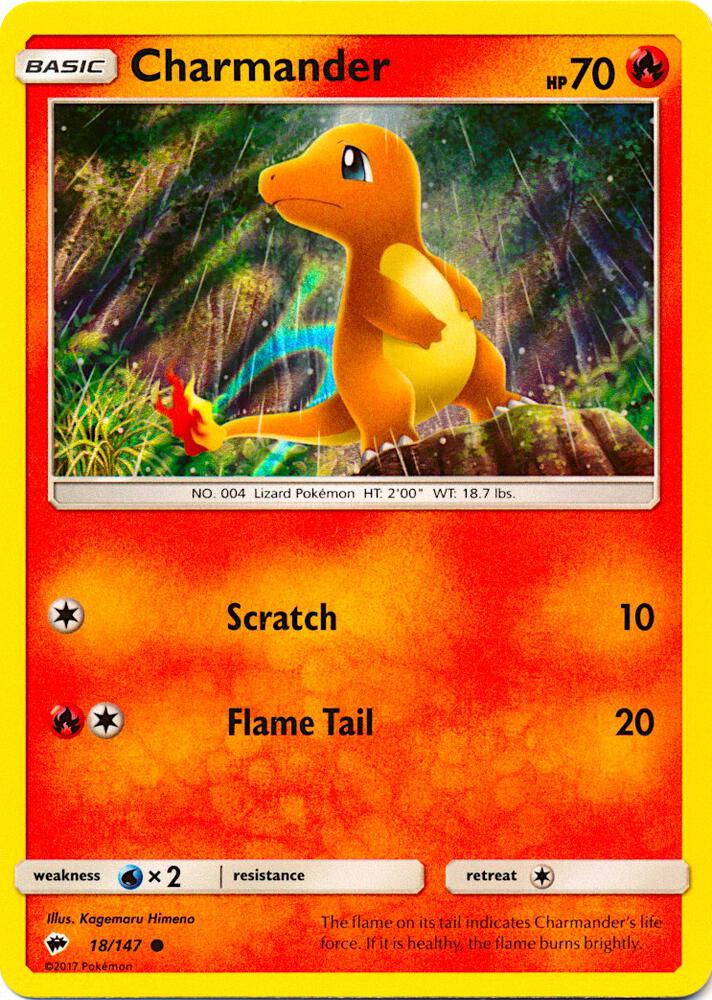 Charmander (18/147) (Premium Collection Promo) [Sun & Moon: Burning Shadows]