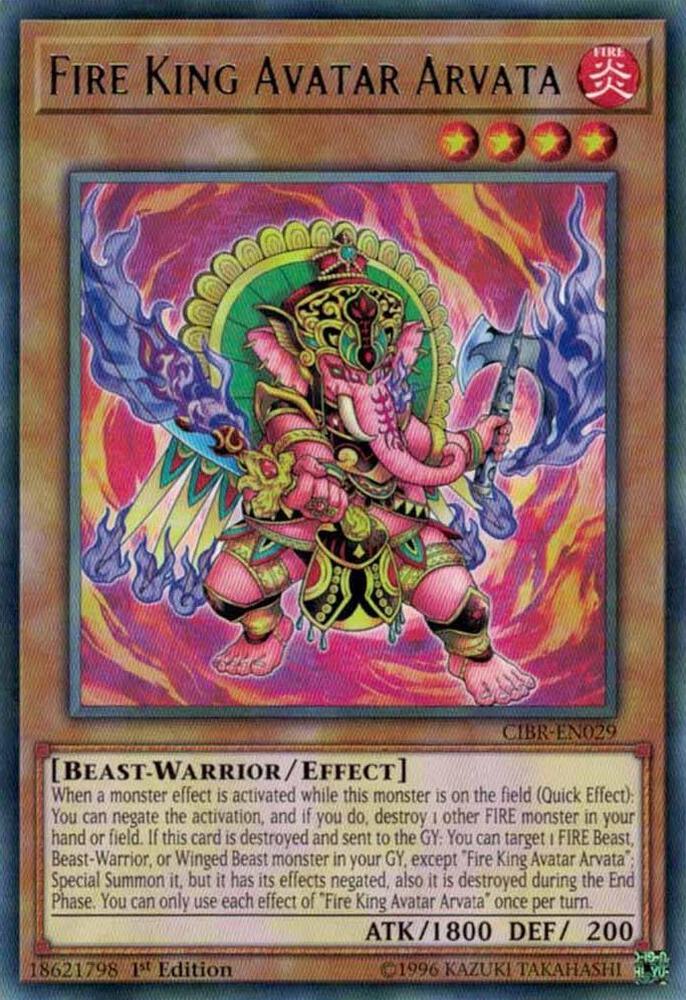 Fire King Avatar Arvata [CIBR-EN029] Rare