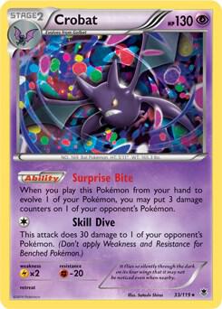 Crobat (33/119) (Cosmos Holo) [XY: Phantom Forces]