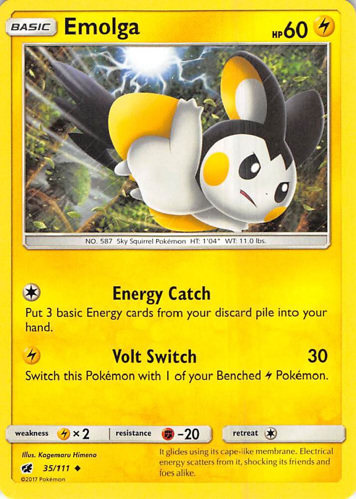 Emolga (35/111) [Sun & Moon: Crimson Invasion]