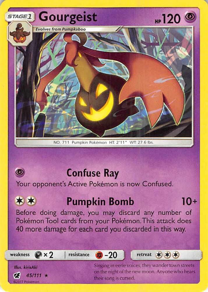 Gourgeist (45/111) [Sun & Moon: Crimson Invasion]