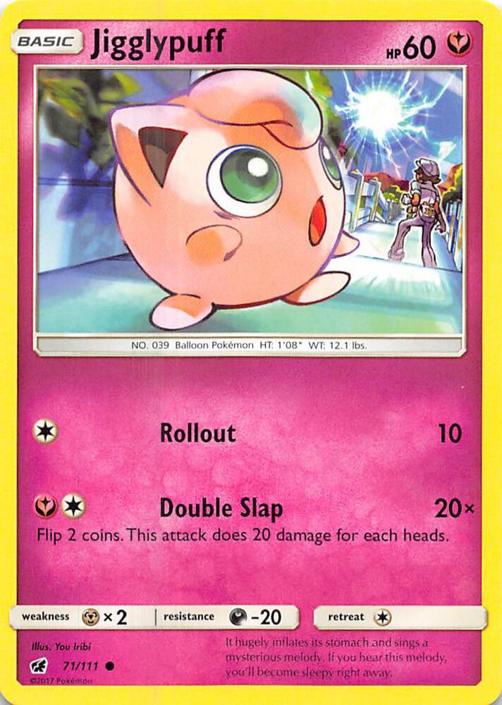 Jigglypuff (71/111) [Sun & Moon: Crimson Invasion]