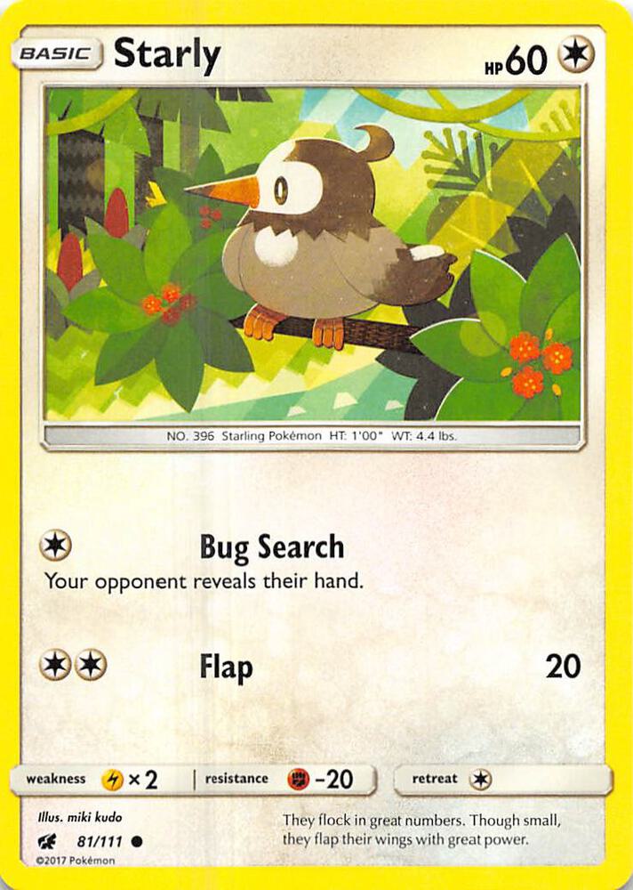 Starly (81/111) [Sun & Moon: Crimson Invasion]