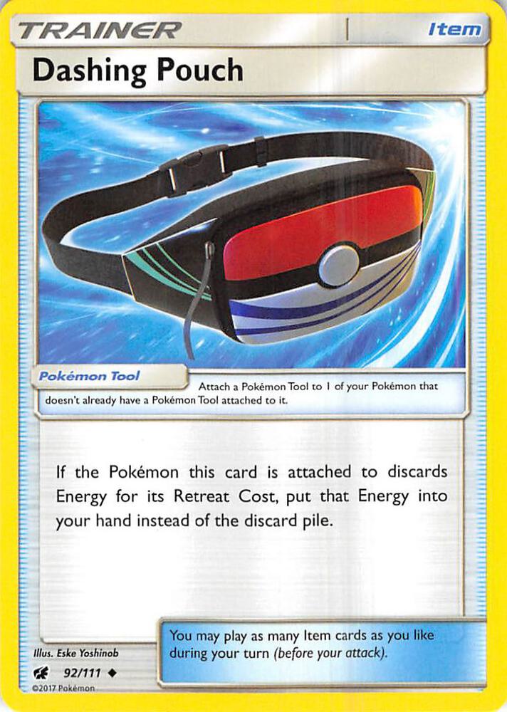 Dashing Pouch (92/111) [Sun & Moon: Crimson Invasion]