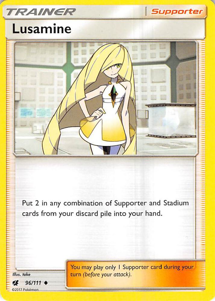 Lusamine (96/111) [Sun & Moon: Crimson Invasion]