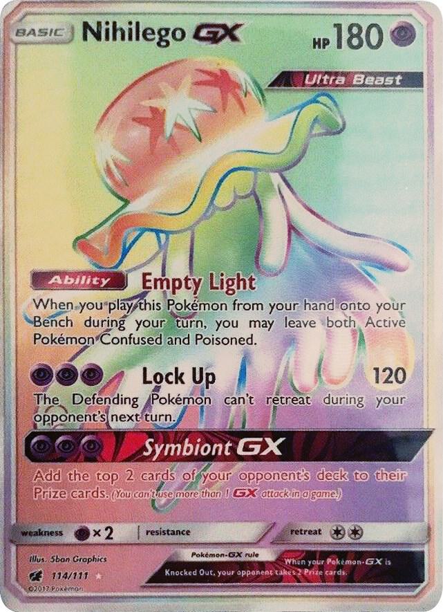 Nihilego GX (114/111) [Sun & Moon: Crimson Invasion]