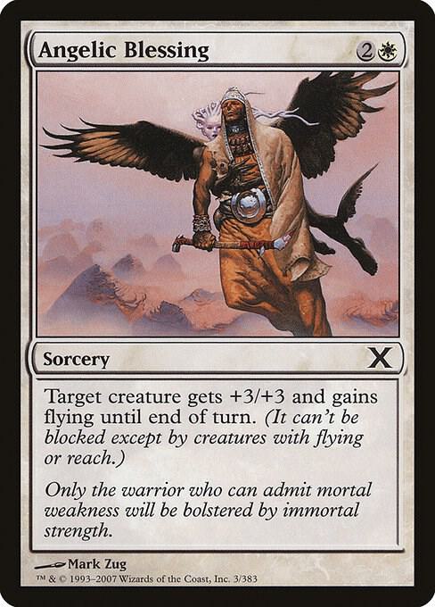 Angelic Blessing (Premium Foil) [Tenth Edition]
