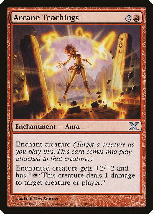 Arcane Teachings (Premium Foil) [Tenth Edition]
