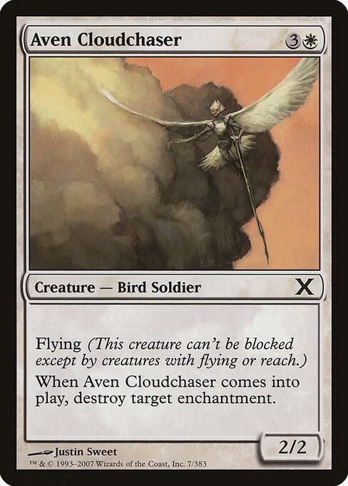 Aven Cloudchaser (Premium Foil) [Tenth Edition]