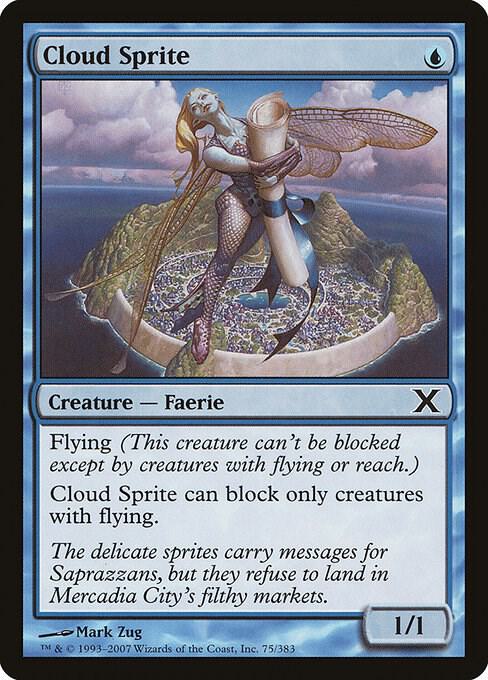 Cloud Sprite (Premium Foil) [Tenth Edition]