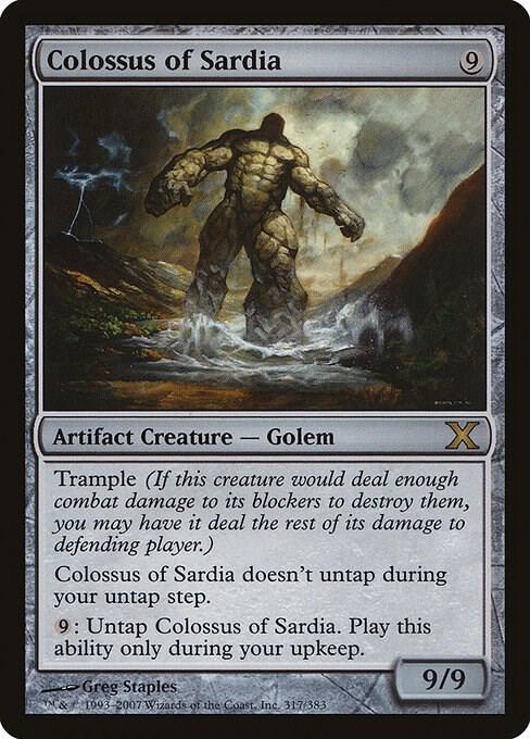 Colossus of Sardia (Premium Foil) [Tenth Edition]