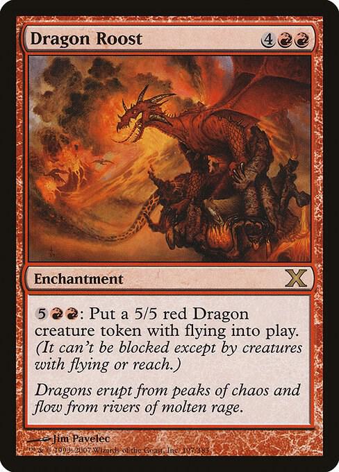 Dragon Roost (Premium Foil) [Tenth Edition]