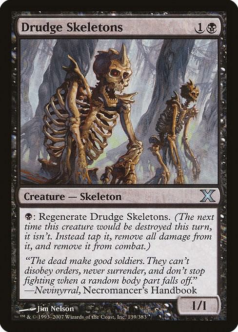 Drudge Skeletons (Premium Foil) [Tenth Edition]