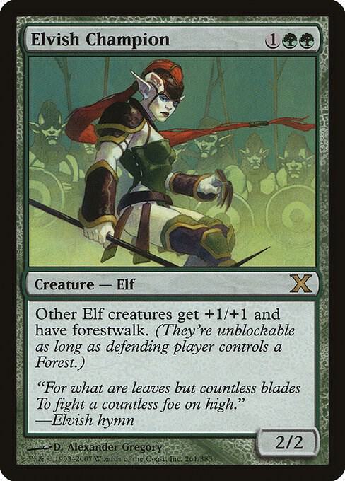 Elvish Champion (Premium Foil) [Tenth Edition]