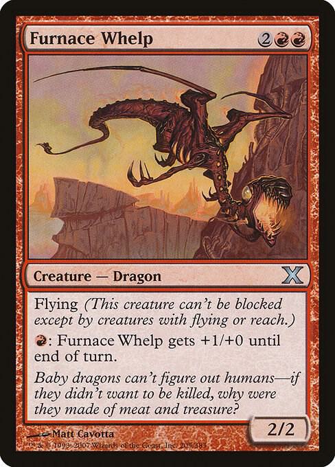 Furnace Whelp (Premium Foil) [Tenth Edition]