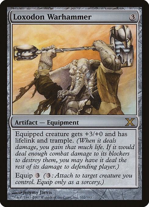 Loxodon Warhammer (Premium Foil) [Tenth Edition]