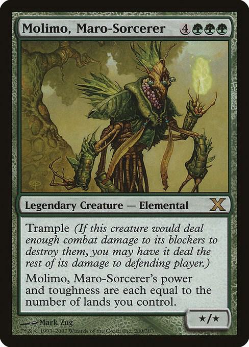 Molimo, Maro-Sorcerer (Premium Foil) [Tenth Edition]