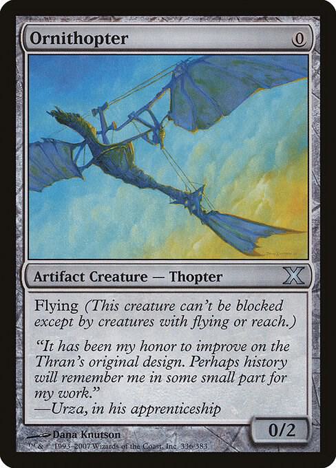 Ornithopter (Premium Foil) [Tenth Edition]