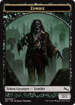Zombie // Zombie Double-Sided Token [Unstable Tokens]
