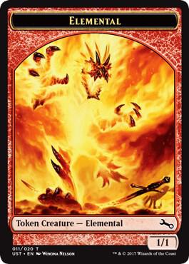 Elemental // Elemental Double-Sided Token (011/020) [Unstable Tokens]