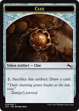 Clue // Clue Double-Sided Token [Unstable Tokens]