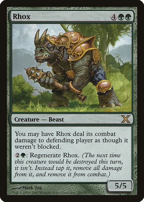 Rhox (Premium Foil) [Tenth Edition]