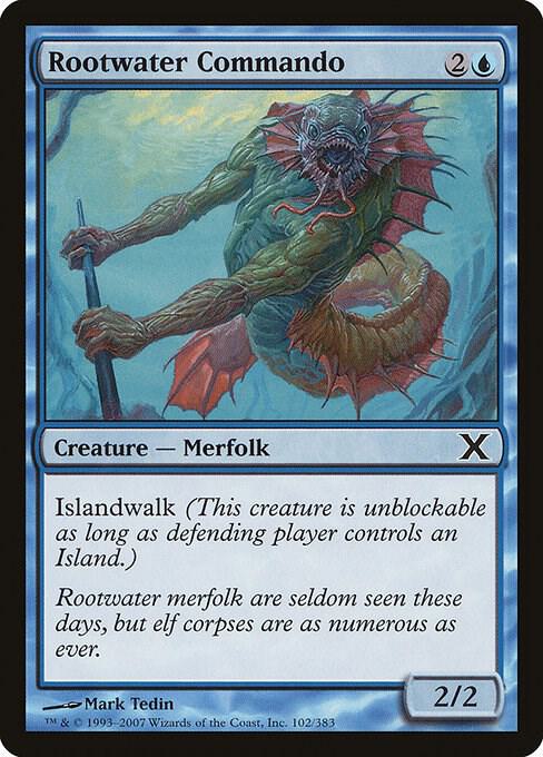 Rootwater Commando (Premium Foil) [Tenth Edition]