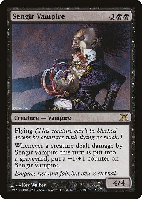 Sengir Vampire (Premium Foil) [Tenth Edition]