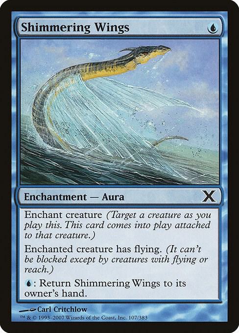 Shimmering Wings (Premium Foil) [Tenth Edition]