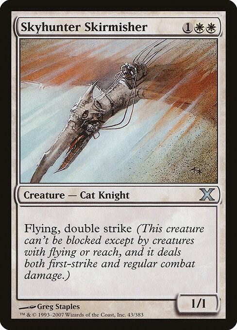 Skyhunter Skirmisher (Premium Foil) [Tenth Edition]