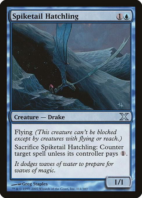 Spiketail Hatchling (Premium Foil) [Tenth Edition]