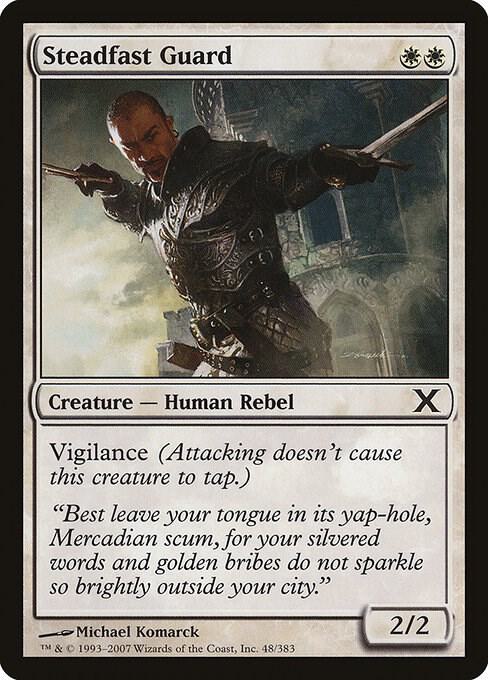 Steadfast Guard (Premium Foil) [Tenth Edition]