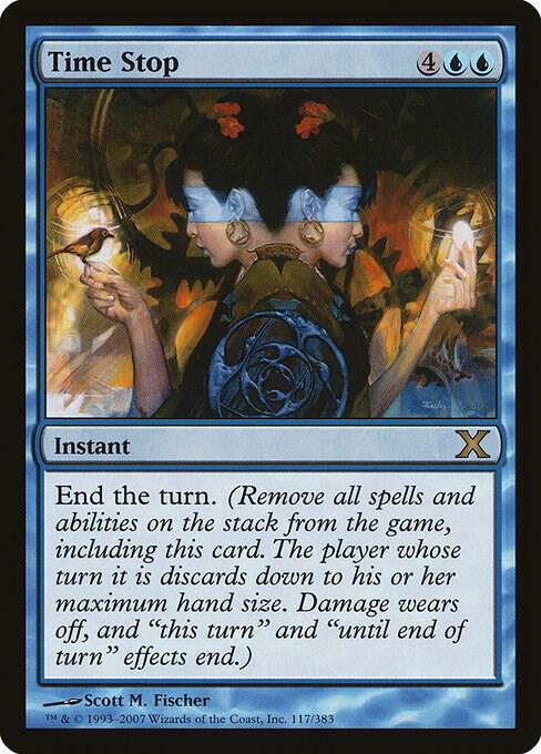 Time Stop (Premium Foil) [Tenth Edition]