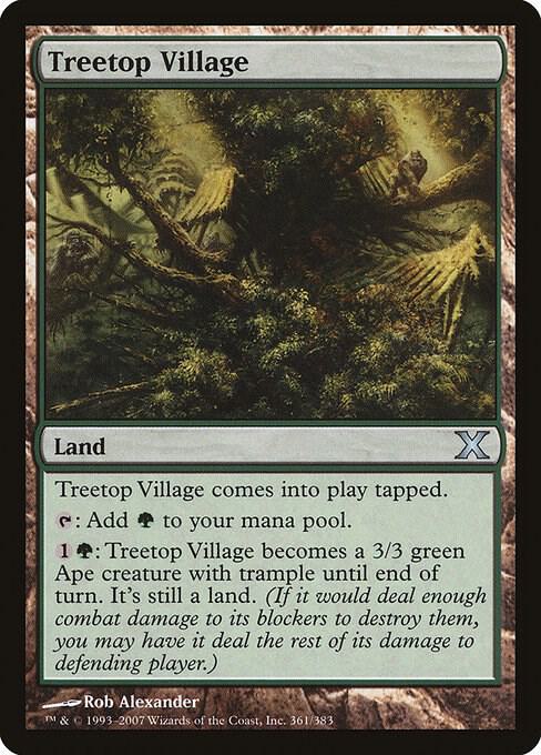 Treetop Village (Premium Foil) [Tenth Edition]