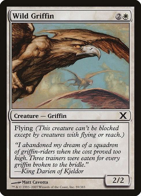 Wild Griffin (Premium Foil) [Tenth Edition]