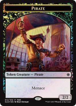 Pirate // Treasure Double-Sided Token [Friday Night Magic 2017]