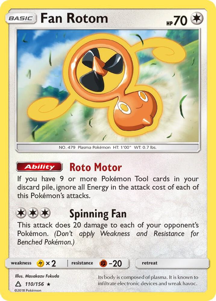 Fan Rotom (110/156) [Sun & Moon: Ultra Prism]