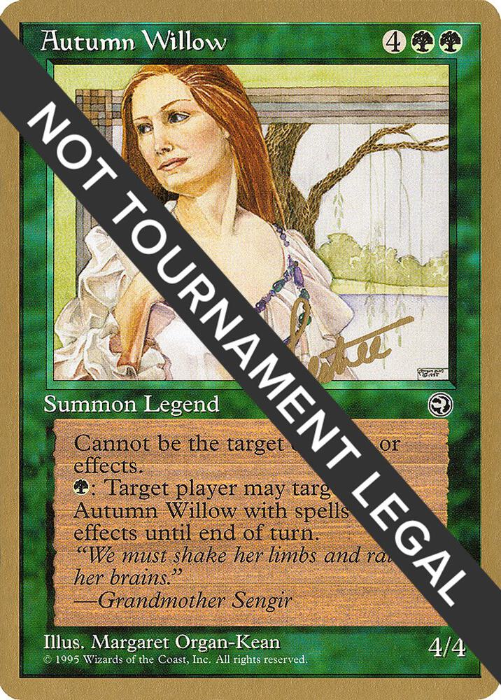 Autumn Willow (Bertrand Lestree) [Pro Tour Collector Set]