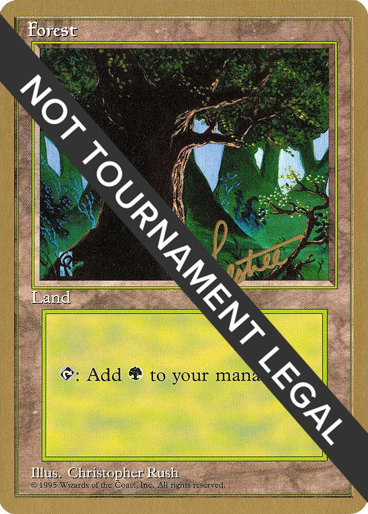 Forest (bl377) (Bertrand Lestree) [Pro Tour Collector Set]