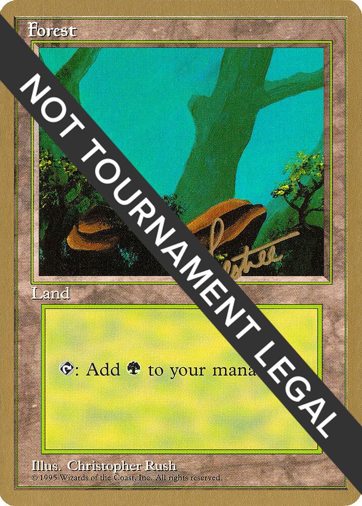 Forest (bl378) (Bertrand Lestree) [Pro Tour Collector Set]