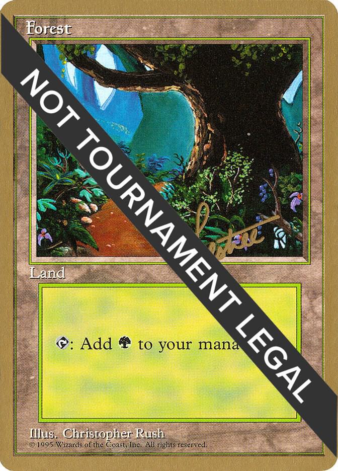 Forest (bl376) (Bertrand Lestree) [Pro Tour Collector Set]