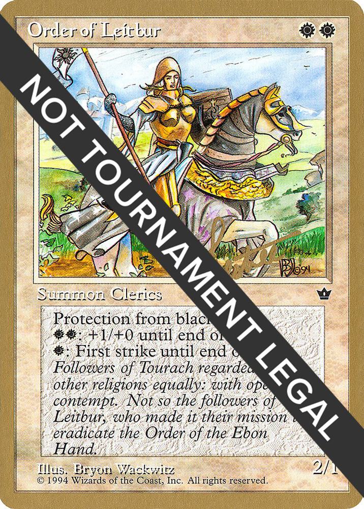 Order of Leitbur (Female) (Bertrand Lestree) [Pro Tour Collector Set]