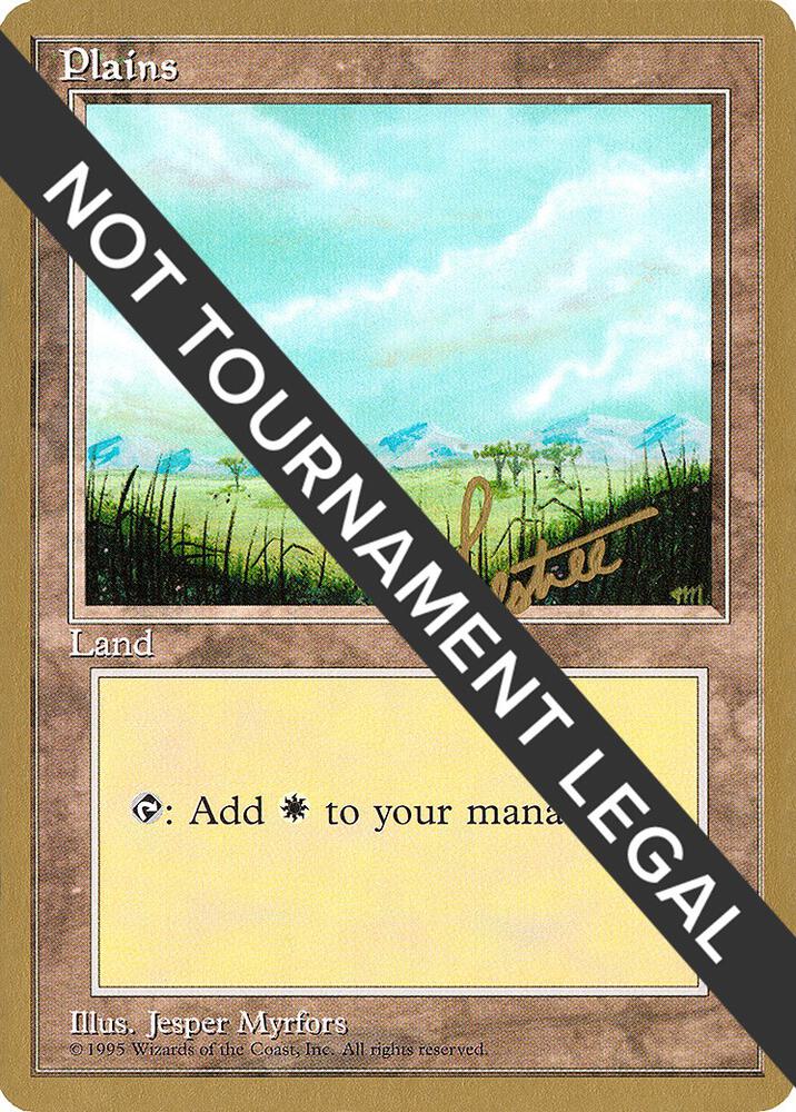 Plains (bl365) (Bertrand Lestree) [Pro Tour Collector Set]