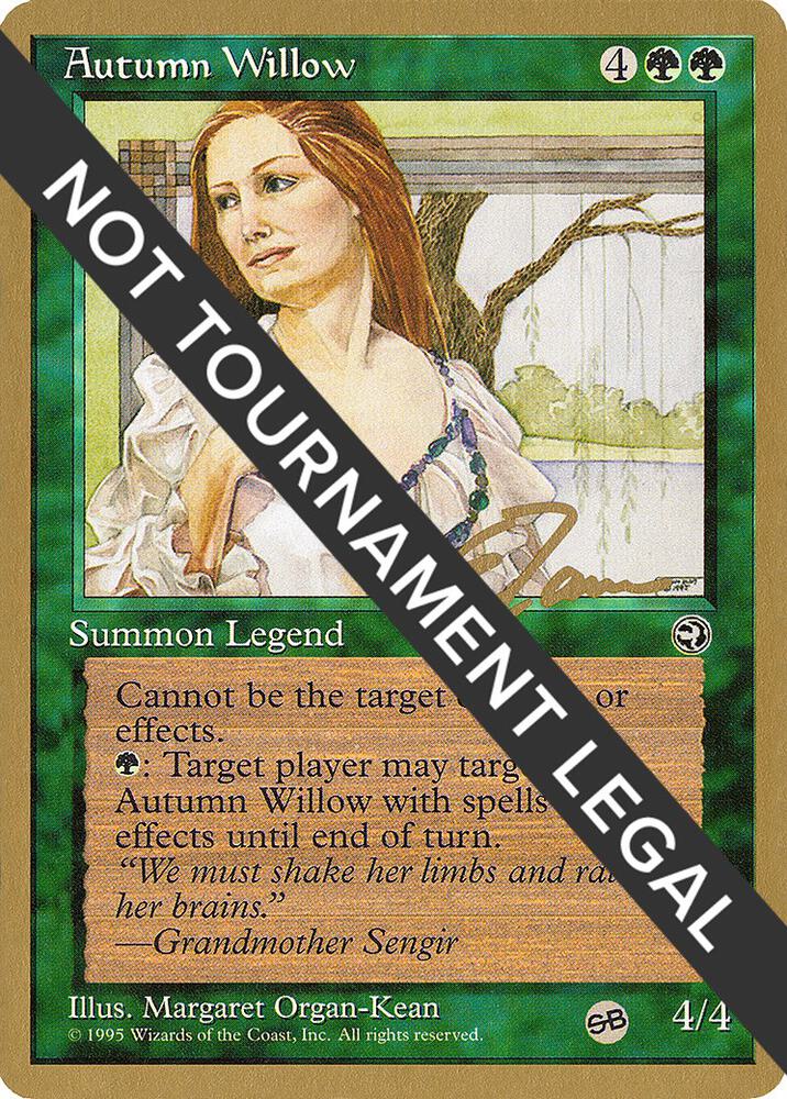 Autumn Willow (Eric Tam) (SB) [Pro Tour Collector Set]