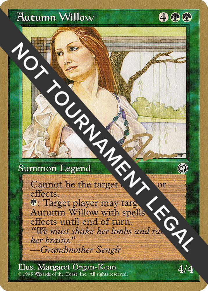 Autumn Willow (Eric Tam) [Pro Tour Collector Set]
