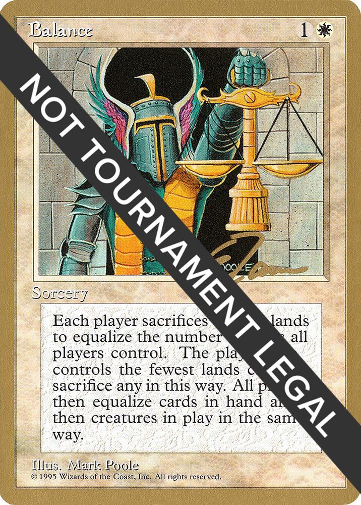 Balance (Eric Tam) [Pro Tour Collector Set]