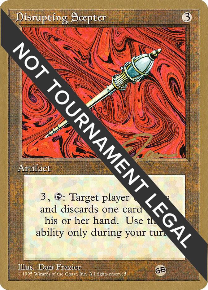 Disrupting Scepter (Eric Tam) (SB) [Pro Tour Collector Set]